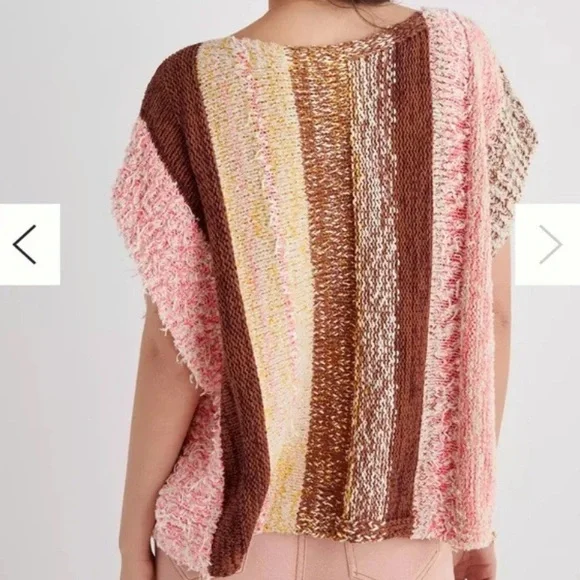Anthropologie Pilcro Striped Poncho XS NWT - Picture 5 of 8